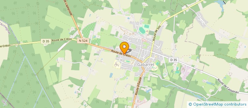 localisation de l'entreprise MONSIEUR GAETAN KINT  GABARRET