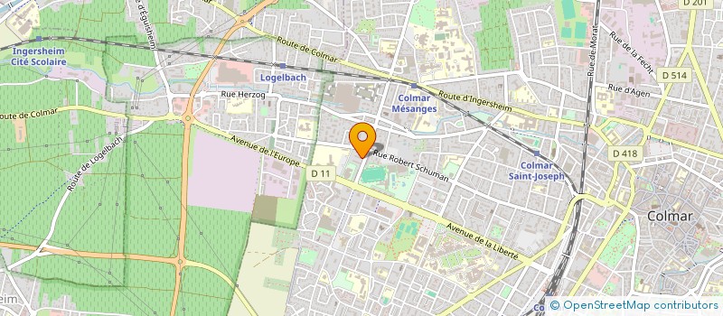 localisation de l'entreprise MONSIEUR GAETAN KUSTER  COLMAR