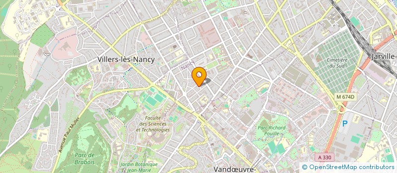 localisation de l'entreprise MONSIEUR GAETAN LACOSTE  NANCY