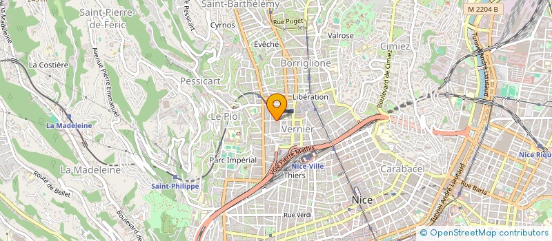 localisation de l'entreprise MONSIEUR GAETAN LAGARDE à NICE