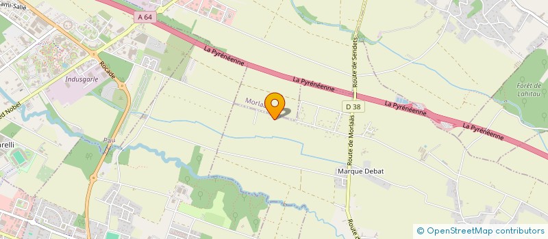 localisation de l'entreprise MONSIEUR GAETAN LAINE  SENDETS