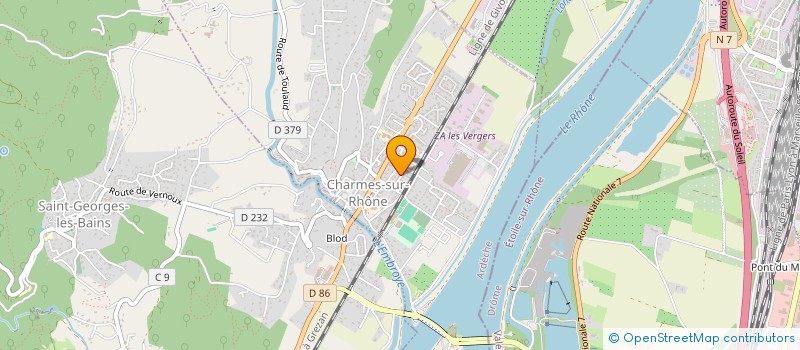 localisation de l'entreprise MONSIEUR GAETAN LAJOUMARD à CHARMES-SUR-RHONE