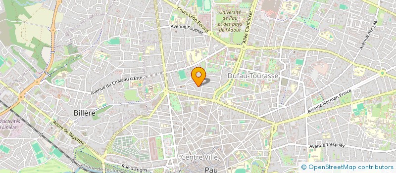 localisation de l'entreprise MONSIEUR GAETAN LALOUBERE à PAU
