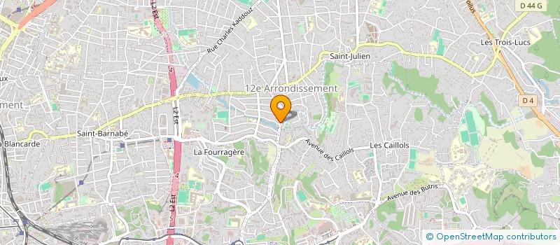 localisation de l'entreprise MONSIEUR GAETAN LANDRE  MARSEILLE