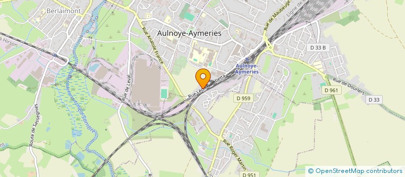 localisation de l'entreprise MONSIEUR GAETAN LANNIAUX  AULNOYE-AYMERIES