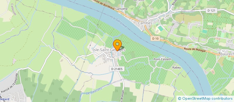 localisation de l'entreprise MONSIEUR GAETAN LAPLAZE  ISLE-SAINT-GEORGES