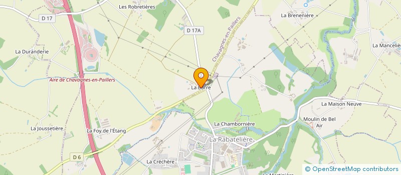 localisation de l'entreprise MONSIEUR GAETAN LAPORTE à CHAVAGNES-EN-PAILLERS