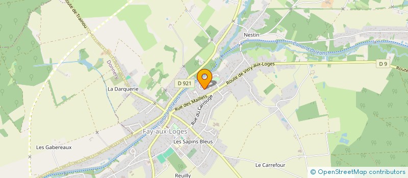 localisation de l'entreprise MONSIEUR GAETAN LATREILLE  FAY-AUX-LOGES