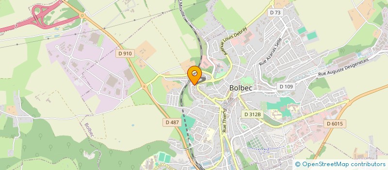 localisation de l'entreprise MONSIEUR GAETAN LE BARBE  BOLBEC