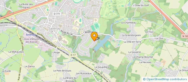 localisation de l'entreprise MONSIEUR GAETAN LE FEUVRE  SAVENAY