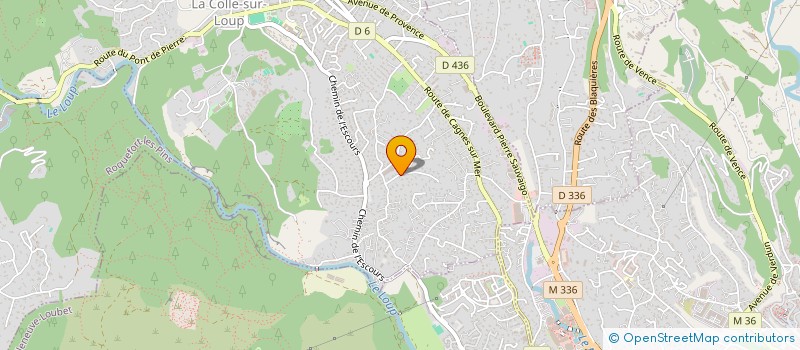 localisation de l'entreprise MONSIEUR GAETAN LE GALLES  LA COLLE-SUR-LOUP