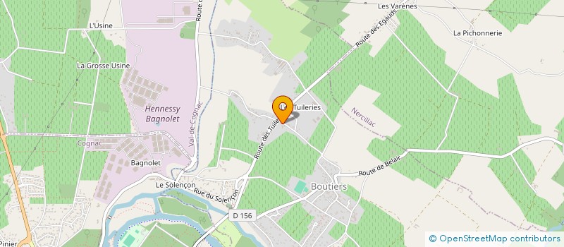localisation de l'entreprise MONSIEUR GAETAN LE QUERE à BOUTIERS-SAINT-TROJAN