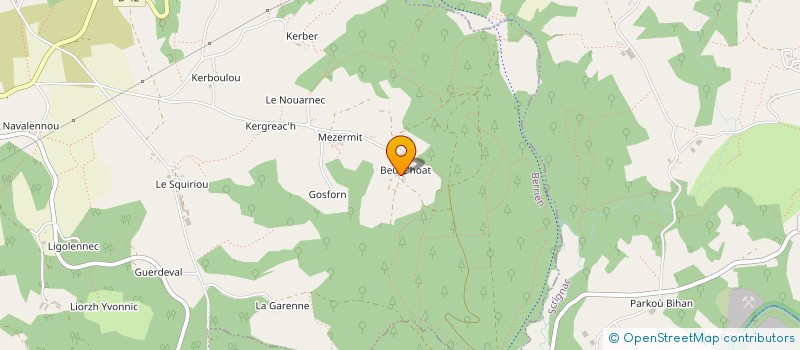 localisation de l'entreprise MONSIEUR GAETAN LE ROUX à BERRIEN