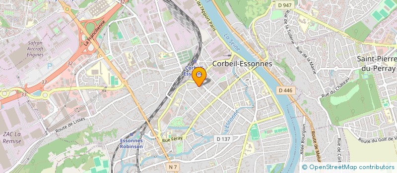 localisation de l'entreprise MONSIEUR GAETAN LEBOUCHER à CORBEIL-ESSONNES