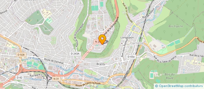 localisation de l'entreprise MONSIEUR GAETAN LEBRUN à ROUEN