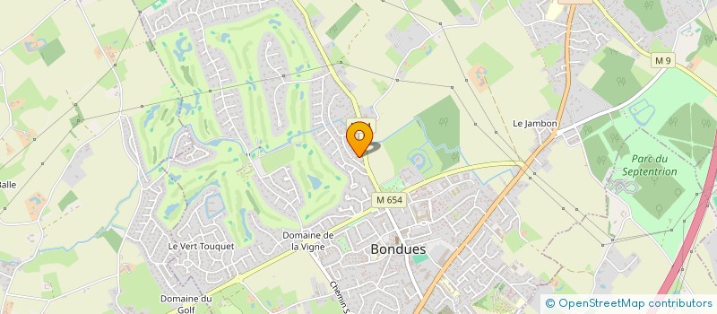 localisation de l'entreprise MONSIEUR GAETAN LECOMTE  BONDUES