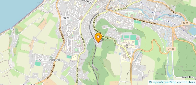 localisation de l'entreprise MONSIEUR GAETAN LEFEBVRE à FECAMP