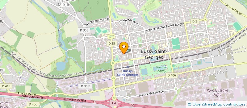 localisation de l'entreprise MONSIEUR GAETAN LEGRAND  BUSSY-SAINT-GEORGES