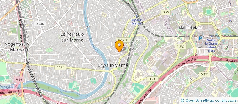 localisation de l'entreprise MONSIEUR GAETAN LEIGNADIER  BRY-SUR-MARNE