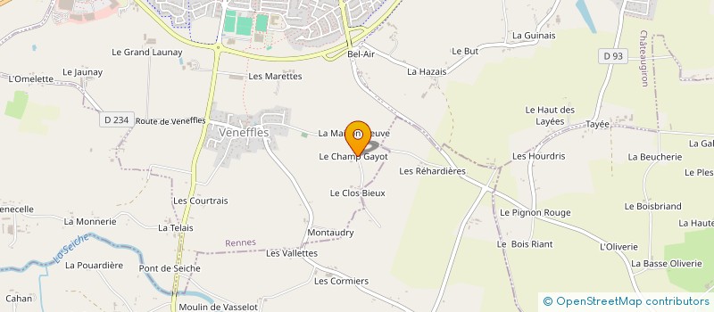 localisation de l'entreprise MONSIEUR GAETAN LEJAS à CHATEAUGIRON