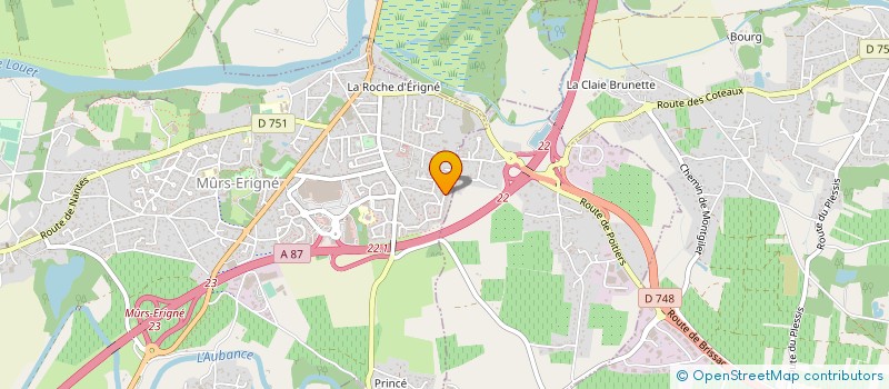 localisation de l'entreprise MONSIEUR GAETAN LELIEVRE  MURS-ERIGNE