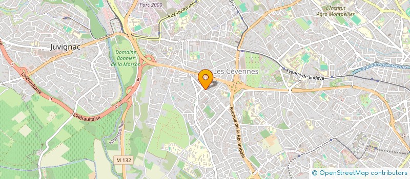 localisation de l'entreprise MONSIEUR GAETAN LEPAGE  MONTPELLIER