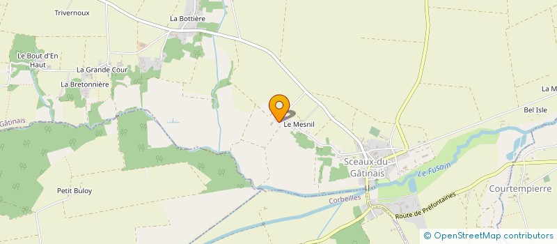 localisation de l'entreprise MONSIEUR GAETAN LESCOT à SCEAUX-DU-GATINAIS