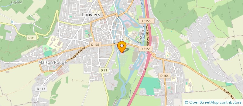 localisation de l'entreprise MONSIEUR GAETAN LETELLIER  LOUVIERS