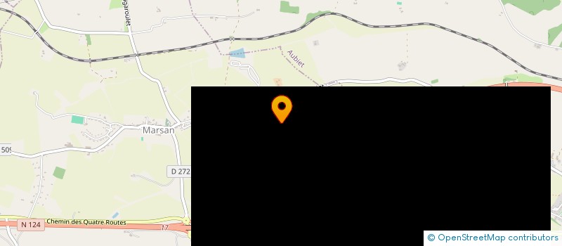 localisation de l'entreprise MONSIEUR GAETAN LETERTRE  MARSAN