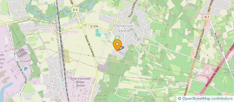 localisation de l'entreprise MONSIEUR GAETAN LEURS  CLONAS-SUR-VAREZE