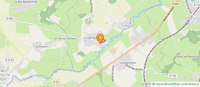 localisation de l'entreprise MONSIEUR GAETAN LEVAVASSEUR  LA HAGUE