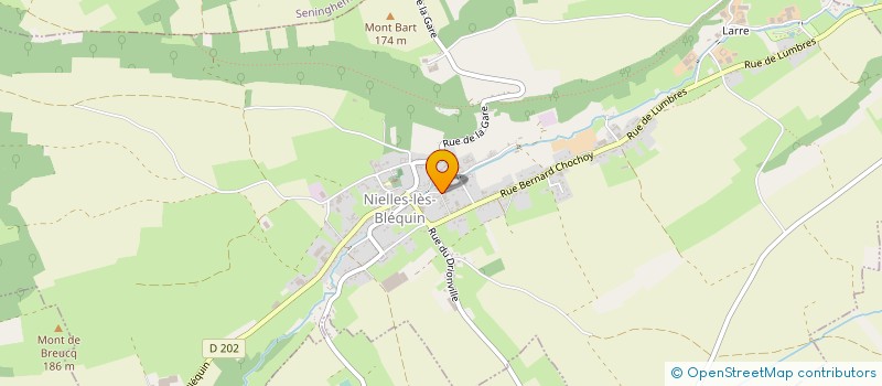 localisation de l'entreprise MONSIEUR GAETAN LEVEL  NIELLES-LES-BLEQUIN