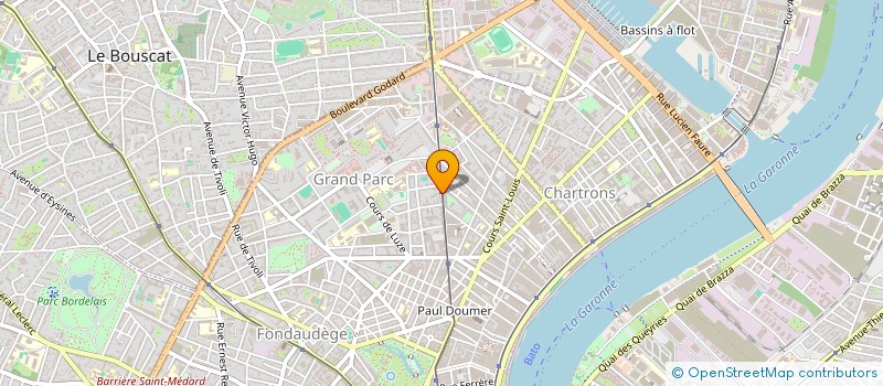 localisation de l'entreprise MONSIEUR GAETAN LHOMME  BORDEAUX