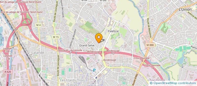 localisation de l'entreprise MONSIEUR GAETAN LLORIS  TOULOUSE