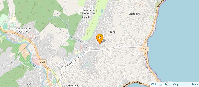 localisation de l'entreprise MONSIEUR GAETAN LOPEZ  SAINTE-MAXIME
