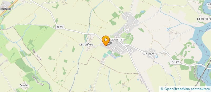 localisation de l'entreprise MONSIEUR GAETAN LUCAS  SIGOURNAIS