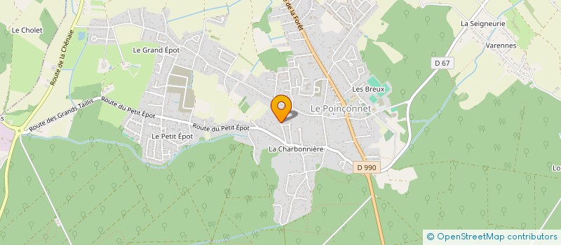 localisation de l'entreprise MONSIEUR GAETAN LUGNOT à LE POINCONNET