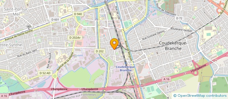 localisation de l'entreprise MONSIEUR GAETAN MAERTEN  COUDEKERQUE-BRANCHE