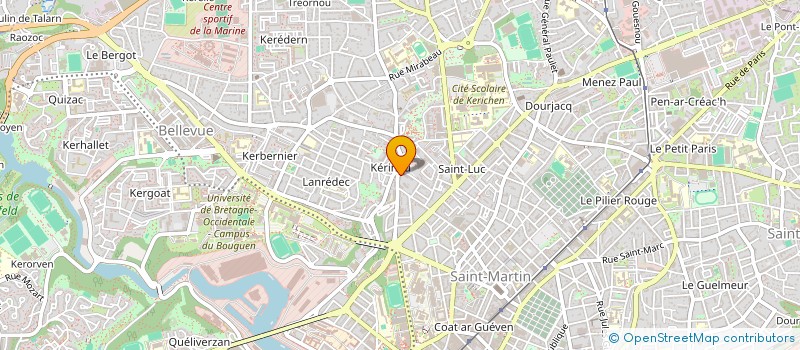 localisation de l'entreprise MONSIEUR GAETAN MAHEUX à BREST