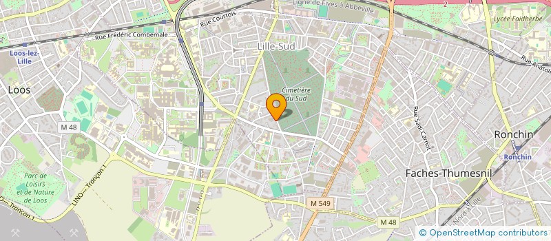 localisation de l'entreprise MONSIEUR GAETAN MAHFI  LILLE