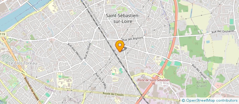 localisation de l'entreprise MONSIEUR GAETAN MARCEAU à SAINT-SEBASTIEN-SUR-LOIRE