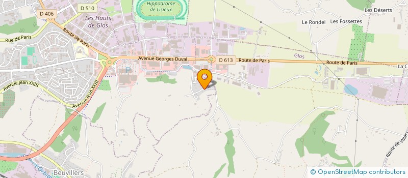 localisation de l'entreprise MONSIEUR GAETAN MARCOTTE  LISIEUX