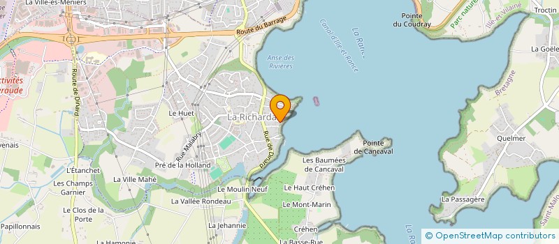 localisation de l'entreprise MONSIEUR GAETAN MARIE DIT AUMONT  LA RICHARDAIS
