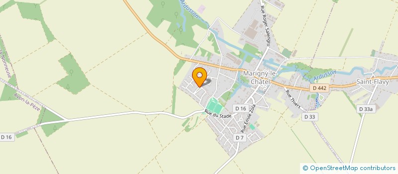 localisation de l'entreprise MONSIEUR GAETAN MARIN  MARIGNY-LE-CHATEL