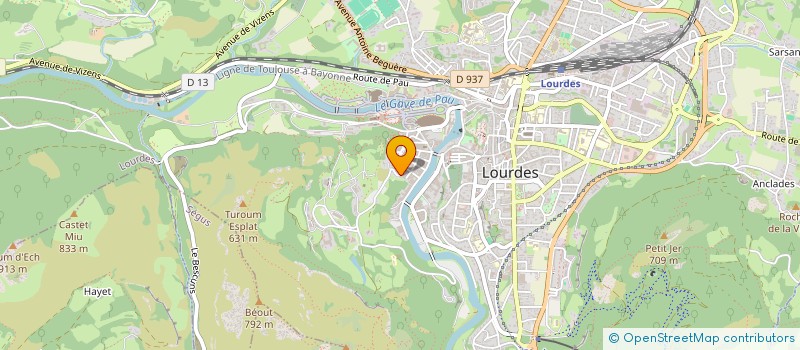 localisation de l'entreprise MONSIEUR GAETAN MARSAUX à LOURDES