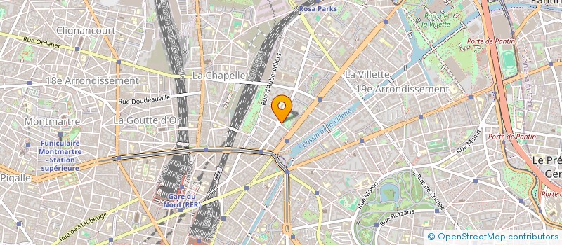 localisation de l'entreprise MONSIEUR GAETAN MARTIN  PARIS