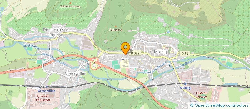 localisation de l'entreprise MONSIEUR GAETAN MARTIN  MUTZIG