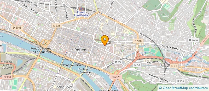 localisation de l'entreprise MONSIEUR GAETAN MARTIN à ROUEN