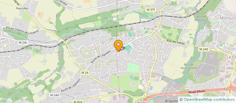 localisation de l'entreprise MONSIEUR GAETAN MARTINS  PIBRAC