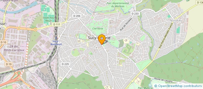 localisation de l'entreprise MONSIEUR GAETAN MARTY  SUCY-EN-BRIE